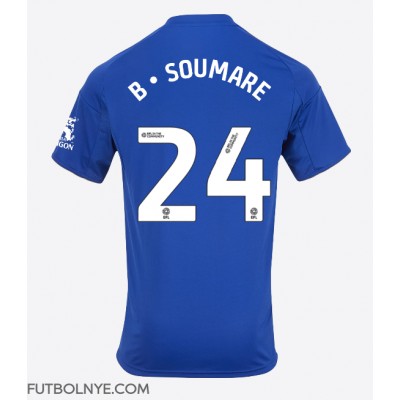 Camiseta Leicester City Boubakary Soumare #24 Primera Equipación 2025-26 manga corta Camiseta Leicester City Boubakary Soumare #24 Primera Equipación 2025-26 manga corta